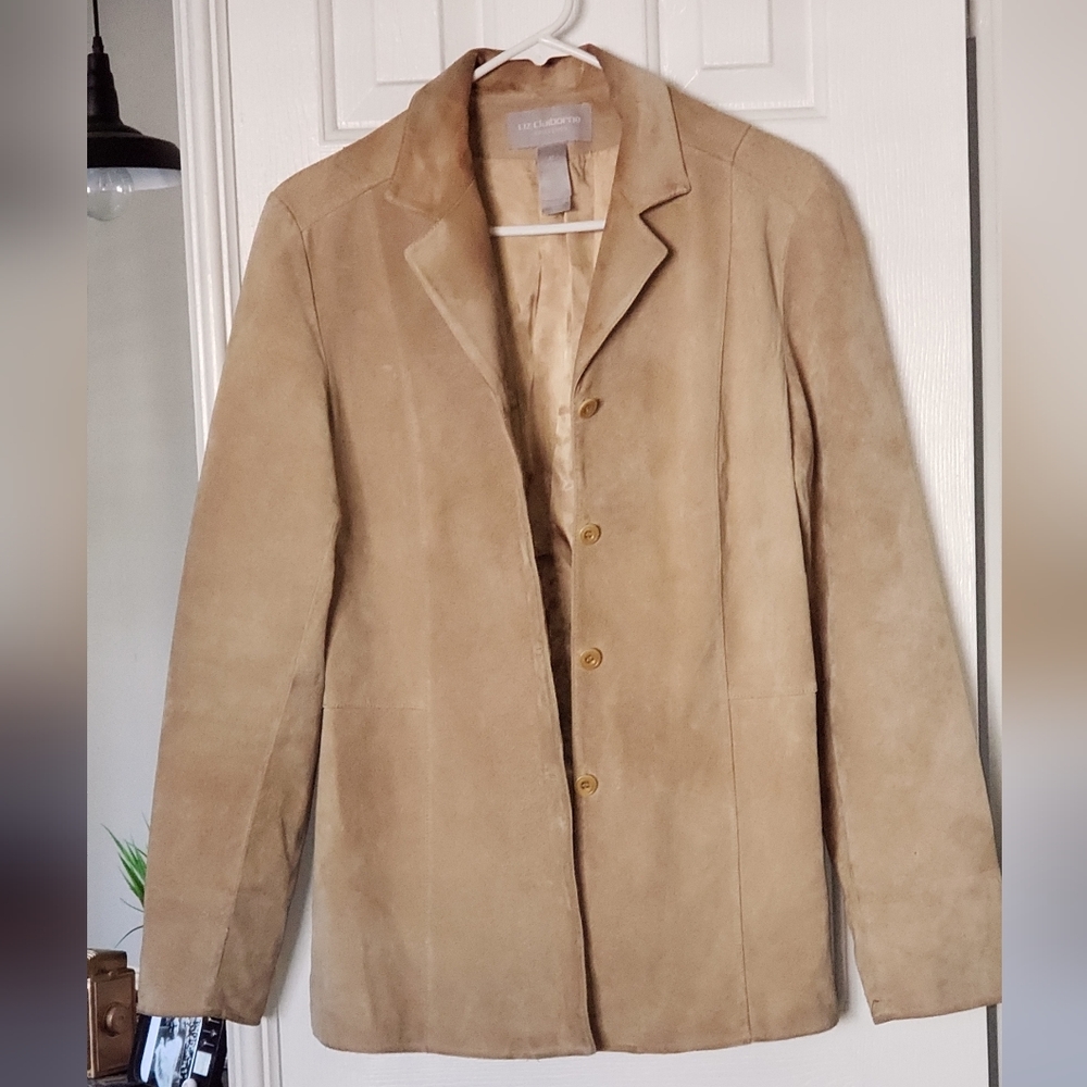 Liz Claiborne  suede  jacket sz Medium